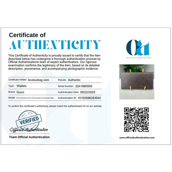 💎✨Authentic Gucci GG Guccissima continental wallet - Picture 6 of 6